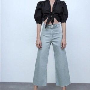 ZARA The Marine Straight Jean- Light Blue